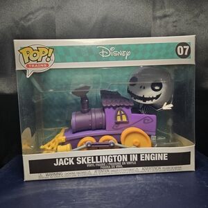 Nightmare Before Christmas Jack Skellington in Engine Funko POP Train